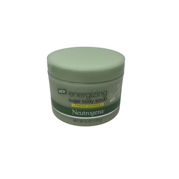 SEALED Neutrogena ENERGIZING SUGAR BODY SCRUB Fresh Citrus 6oz Hard To Find RARE - Picture 1 of 4